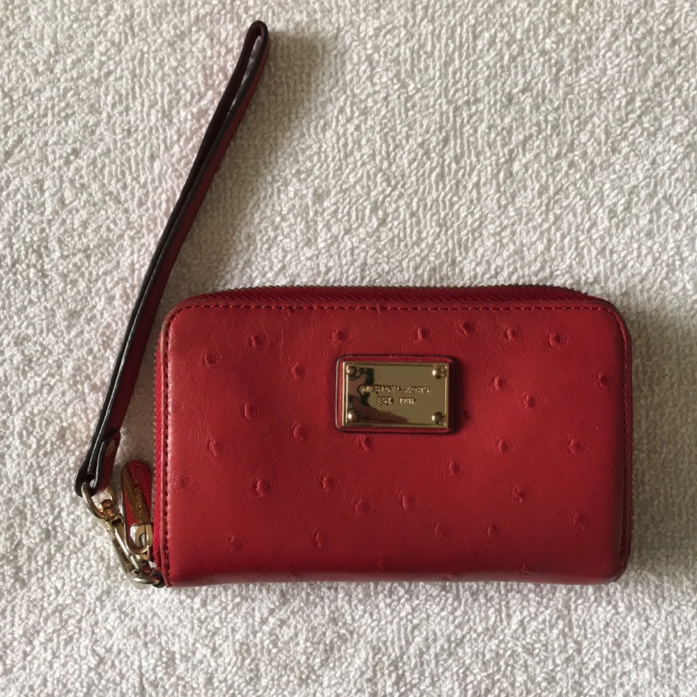 Authentic Michael Kors Red Wallet